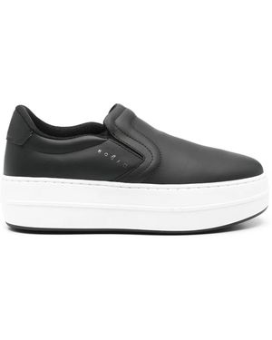 Hogan Slip-On Sneakers - Black