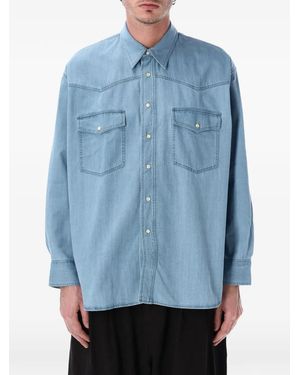 Studio Nicholson Texana Denim Shirt - Blue