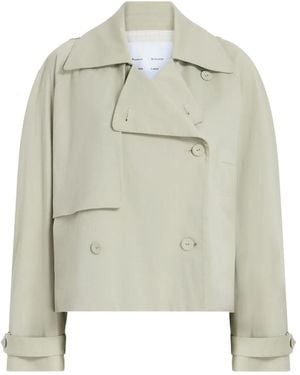Proenza Schouler Double-Breasted Jacket - White