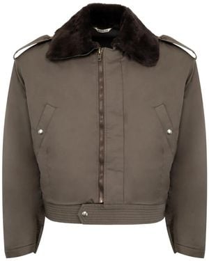 AURALEE Cotton Jacket - Brown