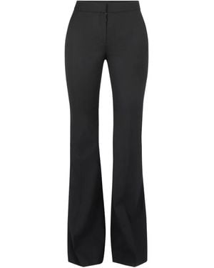 Nina Ricci Bow-Detail Flared Trousers - Black