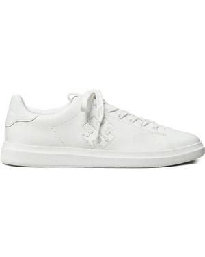Tory Burch 'howell Court' Trainers With Double T - White