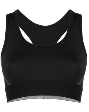 Balenciaga Sport-Bh Mit Logo-Saum - Schwarz