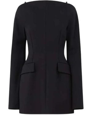 Sportmax Cady Fitted Mini Dress - Black
