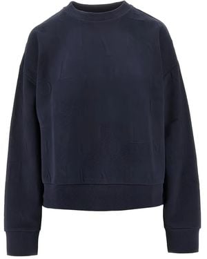 Emporio Armani Crew-Neck Sweatshirt - Blue