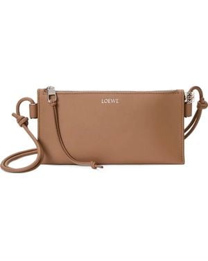 Loewe ロゴ ショルダーバッグ - ブラウン