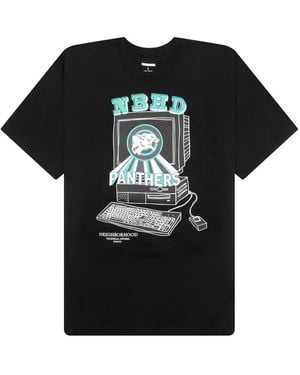 Neighborhood Panthers Graphic-Print T-Shirt - Black