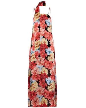 Gestuz Gzsigrida Floral-Print Maxi Dress - White