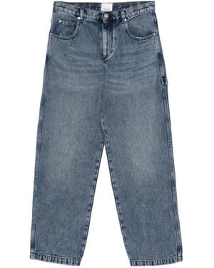 Isabel Marant Logo-Patch Jeans - Blue
