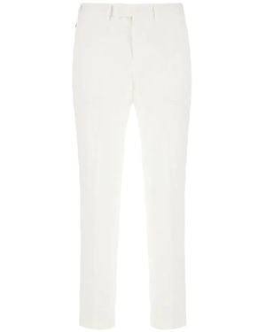 PT Torino Tapered Trousers - White