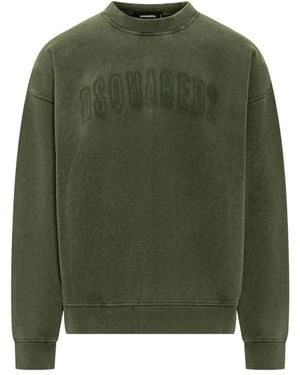 DSquared² ロゴ スウェットシャツ - グリーン
