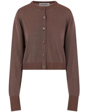 Our Legacy Micro Button-Up Cardigan - Brown