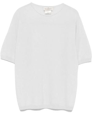 Bruno Manetti Cashmere T-Shirt - White
