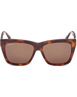 Max Mara Eyewear Lunettes De Soleil À Monture Carrée - Rose