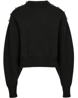 Ferragamo Sweat À Boutons Décoratifs - Noir