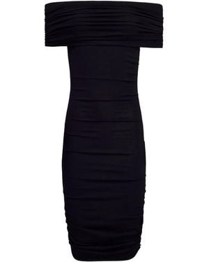 KHAITE The Aerica Drapped Dress - Blue