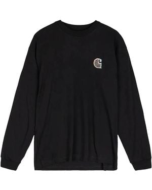 Carhartt Mind Your Head Long-Sleeve T-Shirt - Black