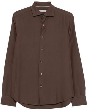 Canali Buttoned Shirt - Brown