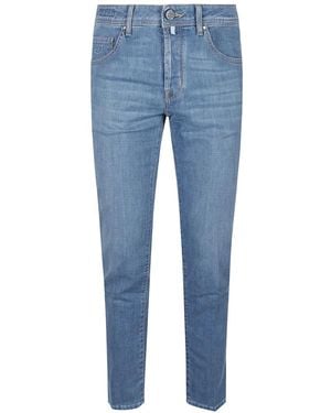 Jacob Cohen Belt-Loops Trousers - Blue