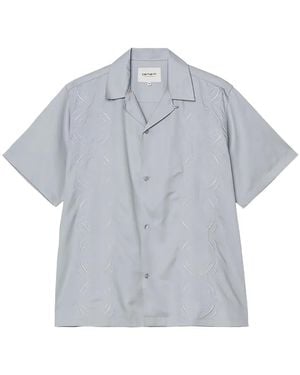 Carhartt Signet Short-Sleeve Shirt - Grey