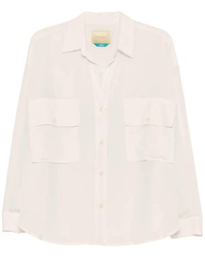 Momoní Chemise À Poche Poitrine - White