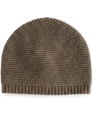 Sofie D'Hoore Melley Ribbed-Edge Beanie Hat - Brown