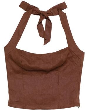 Reformation Malika Top - Bruin