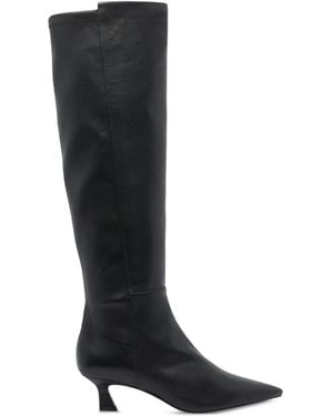 Stuart Weitzman 5050 Vinnie Boot 50 Pointed-Toe Boots - Black