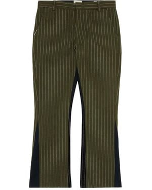 GALLERY DEPT. Pinstripe Flared Trousers - Green