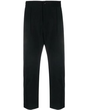 Attachment Bundfaltenhose Mit Geradem Bein - Schwarz