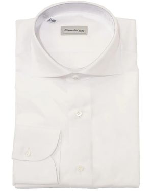 Sartorio Napoli Cotton Poplin Shirt - White