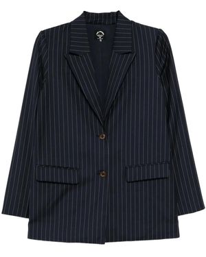The Upside Boyfriend Blazer - Blue