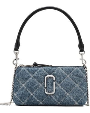 Marc Jacobs Bandolera The Quilted Denim Utility - Azul