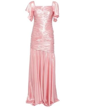 Dunesi Polita Ruched-Finish Gown - Pink