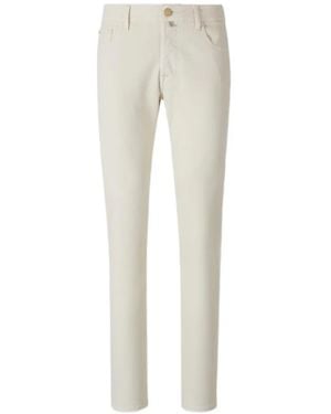 Jacob Cohen Logo-Patch Jeans - White