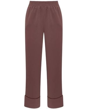 Maliparmi Straight-Leg Trousers - Purple