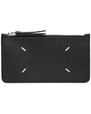 Maison Margiela Zip Card Holder - Black