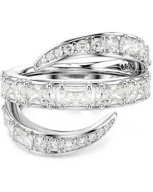 Swarovski Anello Con Cristalli - Bianco