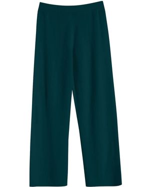 Chinti & Parker Wool-Cashmere Knitted Track Pants - Green