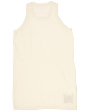 Frenckenberger Fine-Knit Cashmere Tank Top - White