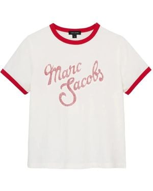Marc Jacobs Logo-Print T-Shirt - Pink