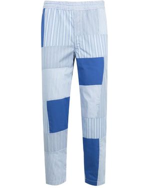 Comme des Garçons Patchwork Pants - Blue