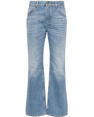 Chloé High-Rise Hemp-Blend Jeans - Blue