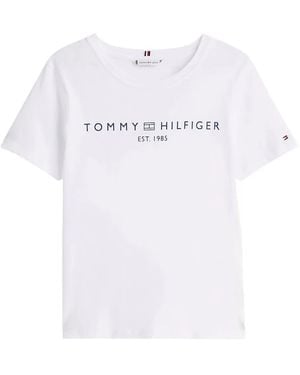 Tommy Hilfiger ロゴ Tシャツ - ホワイト