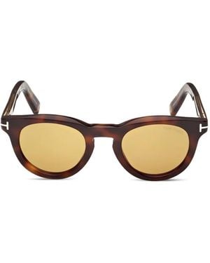 Tom Ford Tortoiseshell-Effect Sunglasses - Natural