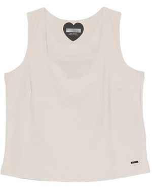Roberto Ricci Designs Top Corto Smanicato Con Scollo Squadrato - Bianco