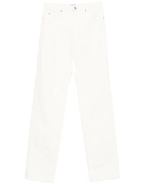 Calvin Klein Vaqueros Con Parche Del Logo - Blanco