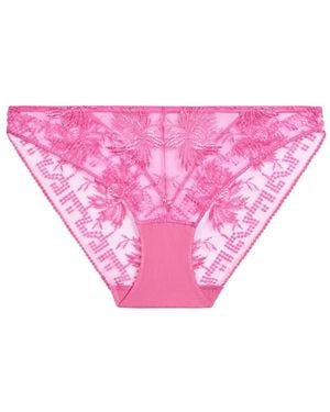 Aubade Rules Of Attraction Embroidered Briefs - Pink