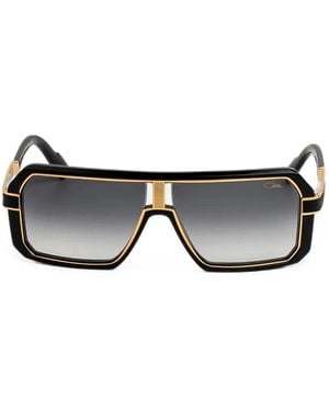 Cazal 8053 Geometric-Frame Sunglasses - Black