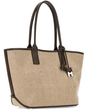 Hogan Sac Cabas À Breloque - Natural